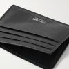 Pebble-Grain Leather Cardholder - E1