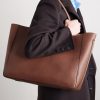 East West Full-Grain Leather Tote Bag - FR East West Full-Grain Leather Tote Bag - FR