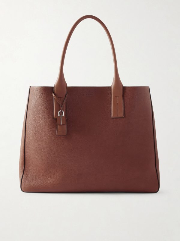 East West Full-Grain Leather Tote Bag East West Full-Grain Leather Tote Bag