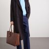 East West Full-Grain Leather Tote Bag - OU East West Full-Grain Leather Tote Bag - OU