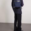 Leather-Trimmed Nylon Backpack - FR