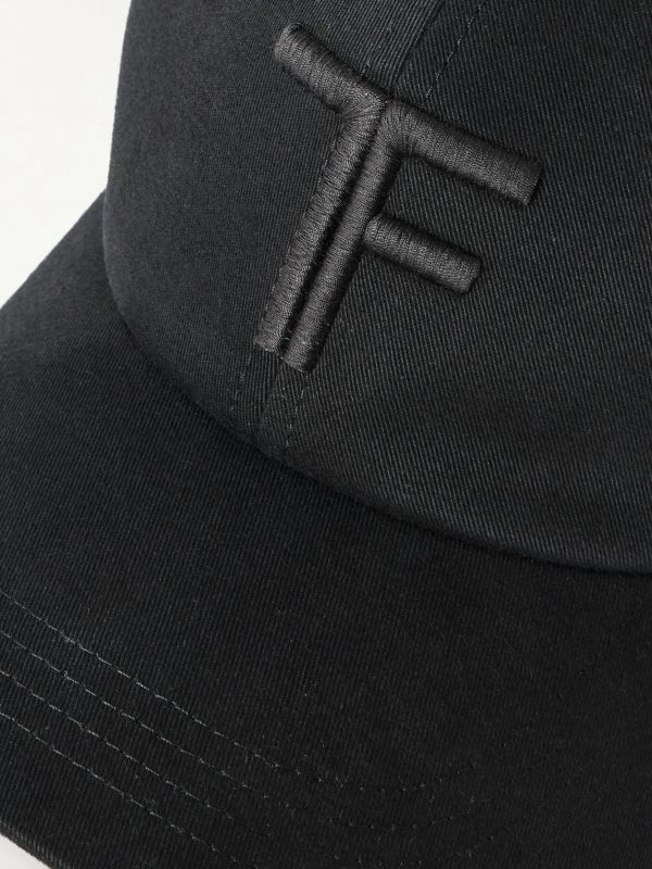 Logo-Embroidered Leather-Trimmed Cotton-Twill Baseball Cap - CU Logo-Embroidered Leather-Trimmed Cotton-Twill Baseball Cap - CU