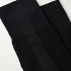 Logo-Embroidered Ribbed Silk Socks - CU