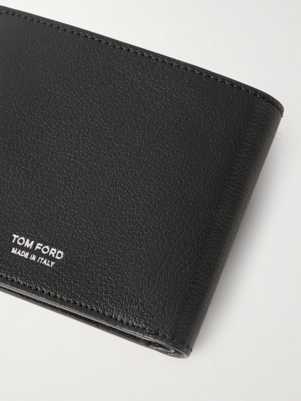 T Line Textured-Leather Bifold Wallet - CU T Line Textured-Leather Bifold Wallet - CU