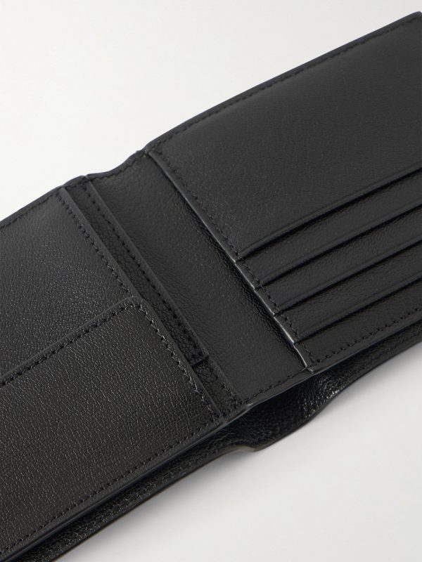 T Line Textured-Leather Bifold Wallet - E1 T Line Textured-Leather Bifold Wallet - E1