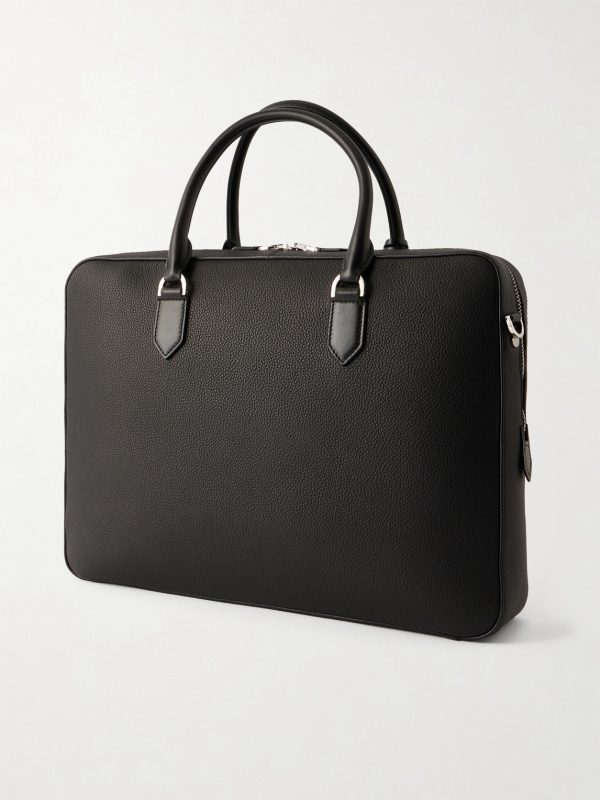 Elliot Full-Grain Leather Briefcase - BK
