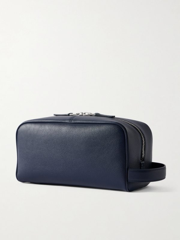 Leather Wash Bag - BK