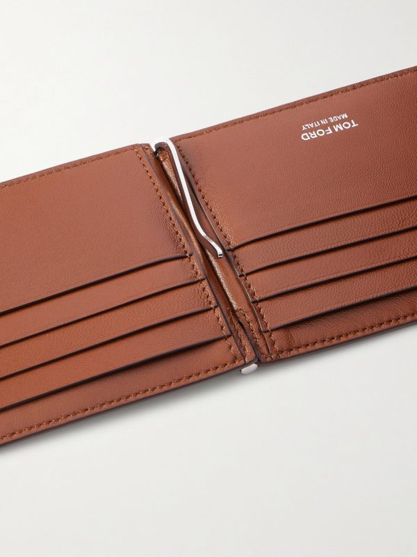 Croc-Effect Leather Billfold Wallet - E1 Croc-Effect Leather Billfold Wallet - E1