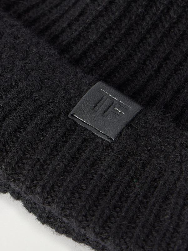 Ribbed Cashmere Beanie - CU Ribbed Cashmere Beanie - CU