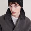 Ribbed Cashmere Beanie - E1 Ribbed Cashmere Beanie - E1