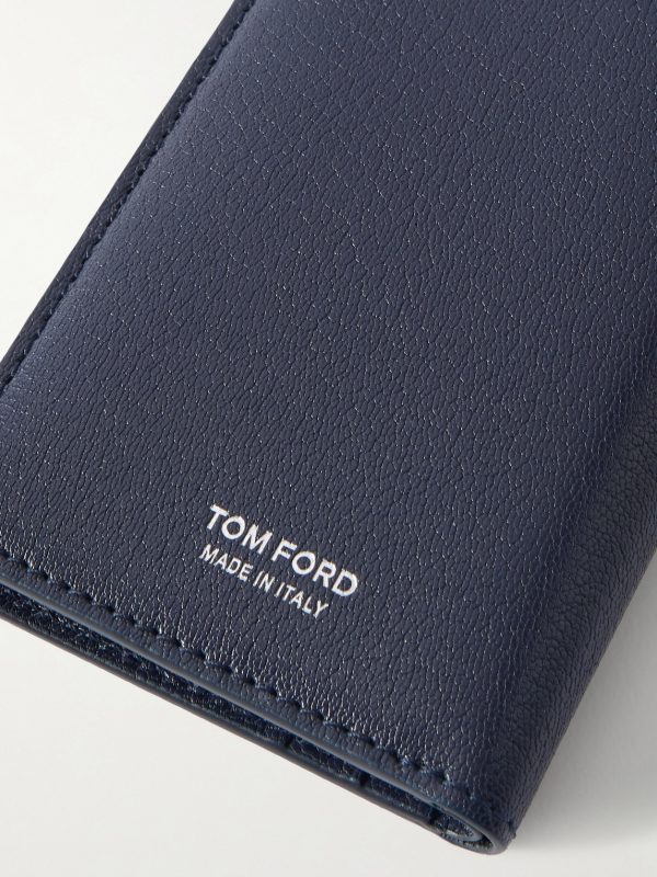 Pebble-Grain Leather Billfold Wallet - CU Pebble-Grain Leather Billfold Wallet - CU