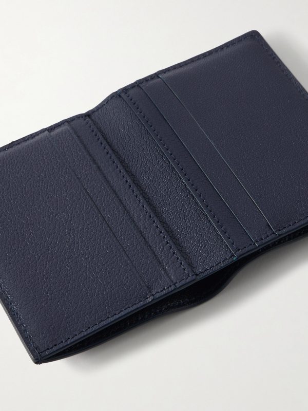 Pebble-Grain Leather Billfold Wallet - E1 Pebble-Grain Leather Billfold Wallet - E1