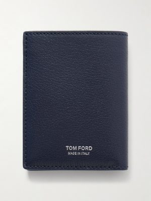 Pebble-Grain Leather Billfold Wallet