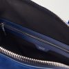 Leather-Trimmed Suede Weekend Bag - E1 Leather-Trimmed Suede Weekend Bag - E1