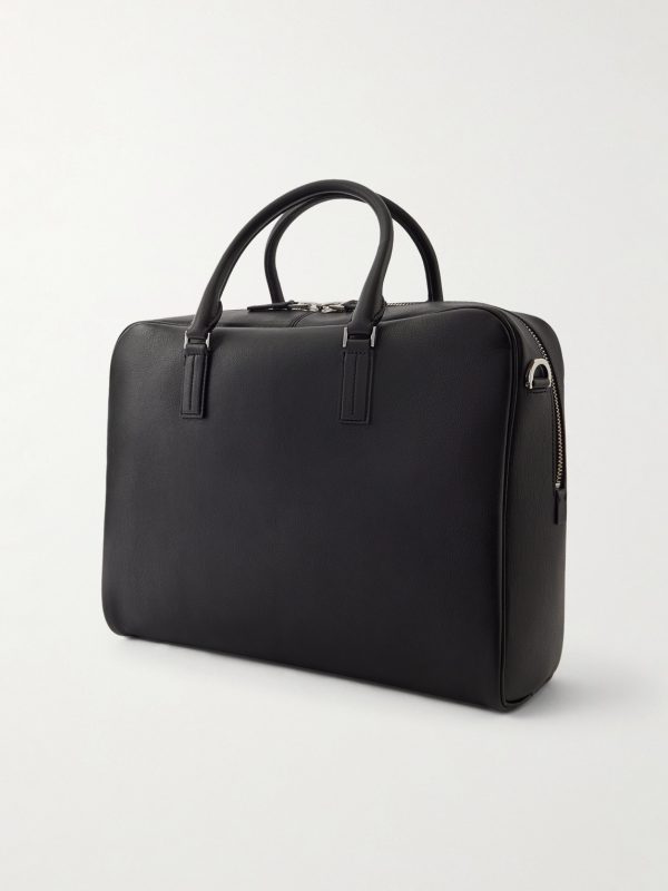 Full-Grain Leather Briefcase - BK