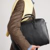 Full-Grain Leather Briefcase - E2