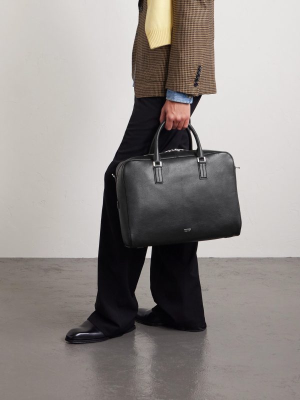 Full-Grain Leather Briefcase - FR