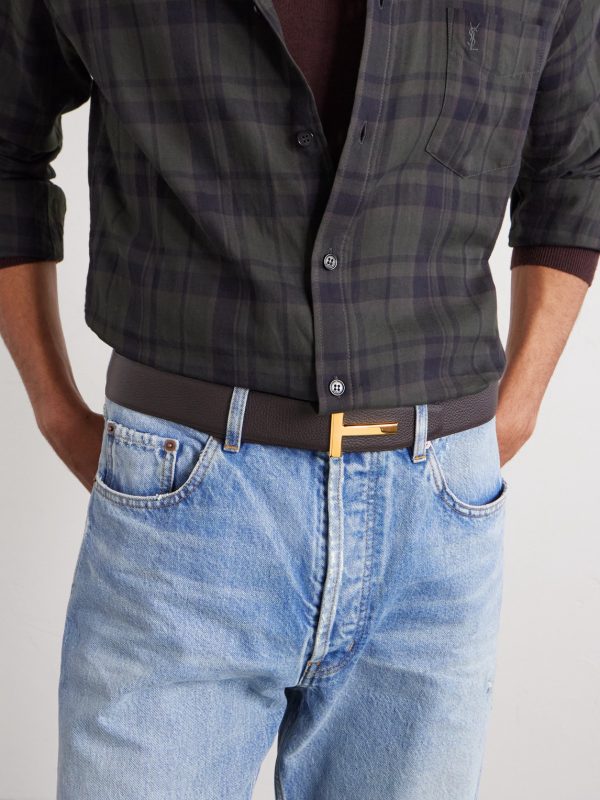 4cm Full-Grain Leather Belt - FR 4cm Full-Grain Leather Belt - FR