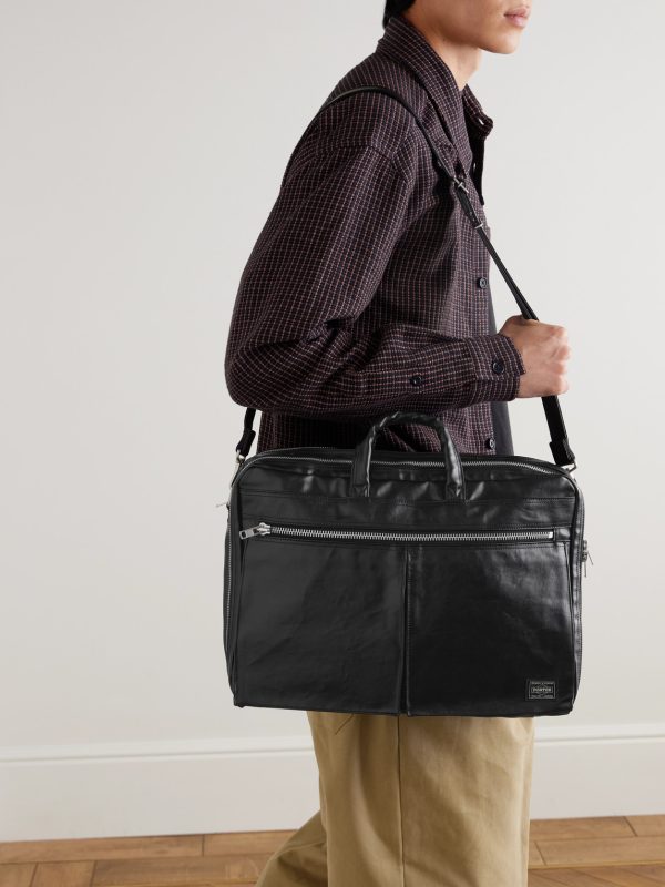 Free Style 2Way Coated-Canvas Briefcase - OU