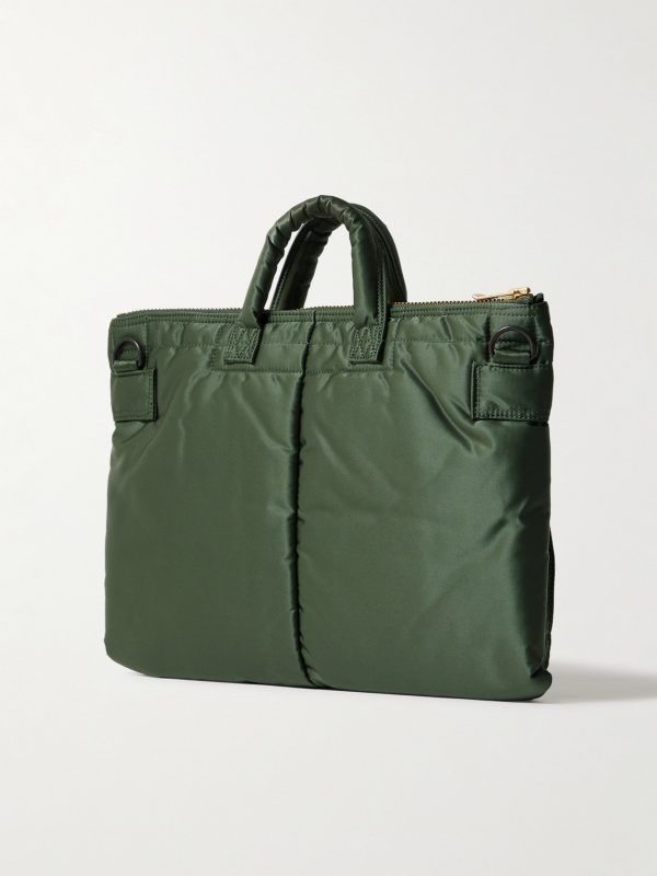 Tanker Helmet Short Nylon-Twill Tote Bag - BK Tanker Helmet Short Nylon-Twill Tote Bag - BK