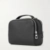 Camera Mini Logo-Appliquéd Leather Messenger Bag - BK Camera Mini Logo-Appliquéd Leather Messenger Bag - BK