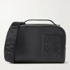 Camera Mini Logo-Appliquéd Leather Messenger Bag Camera Mini Logo-Appliquéd Leather Messenger Bag