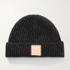 Logo-Appliquéd Ribbed Cashmere Beanie Logo-Appliquéd Ribbed Cashmere Beanie