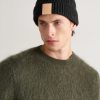 Logo-Appliquéd Ribbed Cashmere Beanie - OU Logo-Appliquéd Ribbed Cashmere Beanie - OU