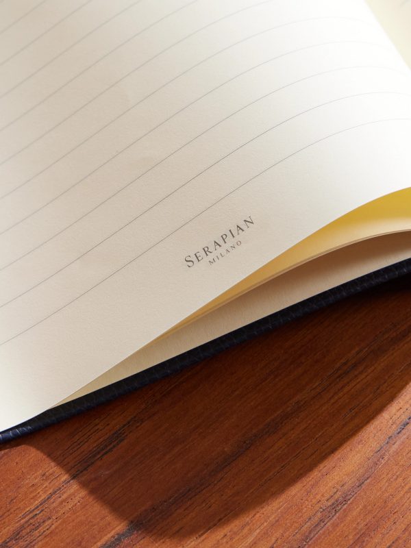 Large Logo-Print Full-Grain Cachemire Leather Notebook - CU Large Logo-Print Full-Grain Cachemire Leather Notebook - CU