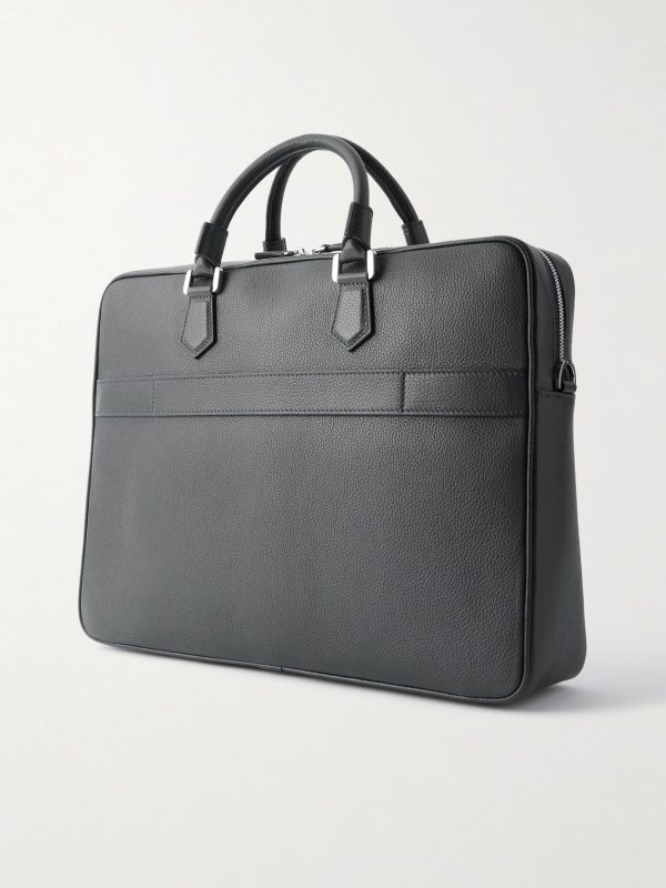 Cachemire Full-Grain Leather Briefcase - BK Cachemire Full-Grain Leather Briefcase - BK