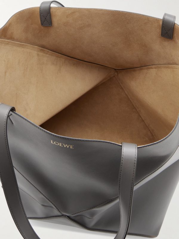 Puzzle Fold XL Panelled Leather Tote Bag - E1 Puzzle Fold XL Panelled Leather Tote Bag - E1