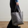 Puzzle Fold XL Panelled Leather Tote Bag - OU Puzzle Fold XL Panelled Leather Tote Bag - OU