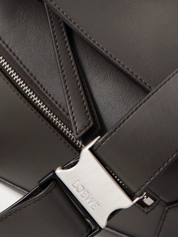 Puzzle Edge Small Leather Belt Bag - CU