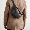 Puzzle Edge Small Leather Belt Bag - OU