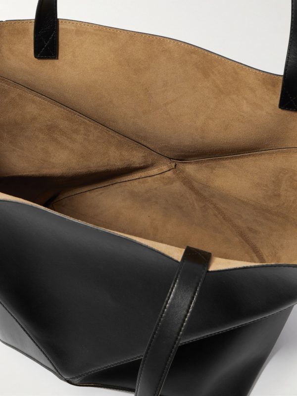 Puzzle Large Panelled Leather Tote Bag - E1