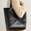 Puzzle Large Panelled Leather Tote Bag - E2