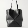 Puzzle Large Panelled Leather Tote Bag