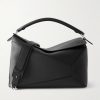 Puzzle Edge Large Logo-Debossed Full-Grain Leather Messenger Bag Puzzle Edge Large Logo-Debossed Full-Grain Leather Messenger Bag