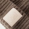Logo-Appliquéd Ribbed Cashmere Beanie - CU