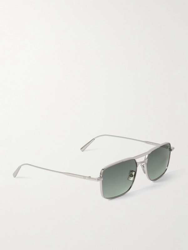 DiorBlackSuit S17U D-Frame Silver-Tone Sunglasses - FR