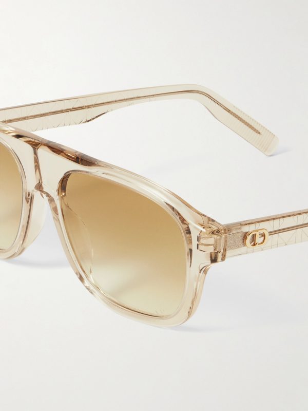 CD Icon A1I Aviator-Style Acetate Sunglasses - CU