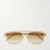 CD Icon A1I Aviator-Style Acetate Sunglasses