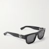 Dior Oblique S3I Rectangular-Frame Acetate Sunglasses - FR