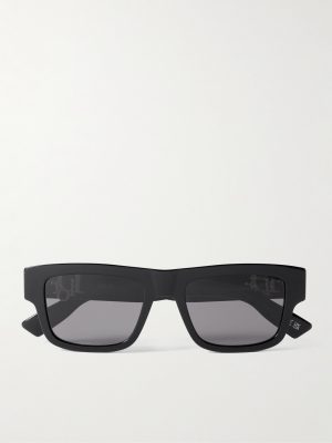 Dior Oblique S3I Rectangular-Frame Acetate Sunglasses