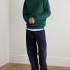 Logo-Embossed Cotton-Jersey Sweatshirt - OU Logo-Embossed Cotton-Jersey Sweatshirt - OU