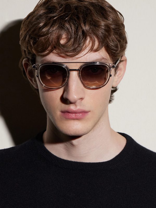 DiorBlackSuit S14I Square-Frame Acetate and Silver-Tone Sunglasses - OU