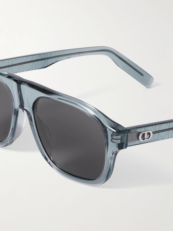 CD Icon A1I Aviator-Style Acetate Sunglasses - CU CD Icon A1I Aviator-Style Acetate Sunglasses - CU
