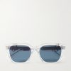 Dior Oblique S1I Transparent Square Acetate Sunglasses Dior Oblique S1I Transparent Square Acetate Sunglasses