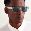 Dior Oblique S1I Transparent Square Acetate Sunglasses - OU Dior Oblique S1I Transparent Square Acetate Sunglasses - OU