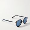 DiorBlackSuit R7U Tortoiseshell Acetate and Silver-Tone Round-Frame Sunglasses - FR DiorBlackSuit R7U Tortoiseshell Acetate and Silver-Tone Round-Frame Sunglasses - FR